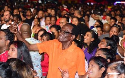 Young and old party at ‘One Guyana mega concert’