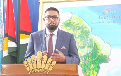 Pres. Ali begs UN to help cushion climate change impacts on food for Guyana, other developing countries