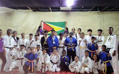Guyana Mixed Martial Arts Karate Association competes in Shuriken Karate Championship in Suriname