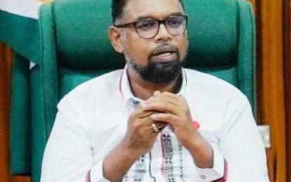 President Ali refuses to budge in seeking more benefits out of Stabroek Block