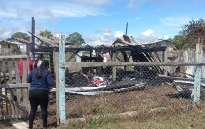 Home of teenagers goes up in flames.