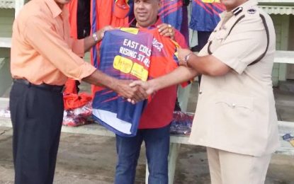 Rockaway Group of Companies, Sunita Travel Service and Commander ‘C’ Division Kaliram Paresram outfits East Coast Under-15 team