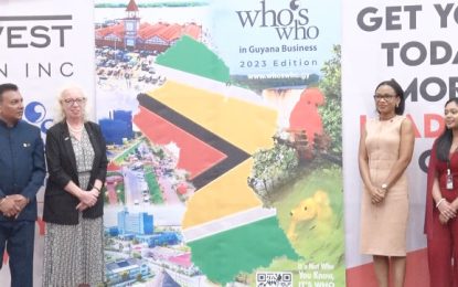 Fourth Edition of the ‘Who’s Who in Guyana’ Business Directory launched