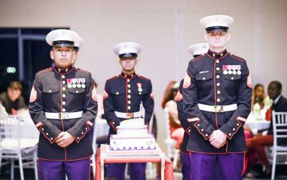 US Marine Security Guard celebrate 247th Anniversary
