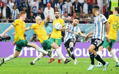Messi scores in 1,000th game as Argentina progress