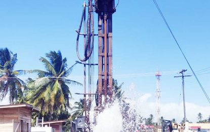 New Chesney, Berbice well to serve 12,000