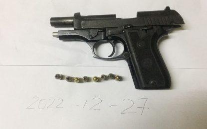 Bladen Hall businessman found strapped with two illegal guns