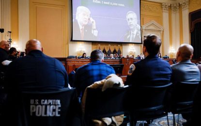 Trump should face insurrection, obstruction charges, U.S. Capitol riot panel says