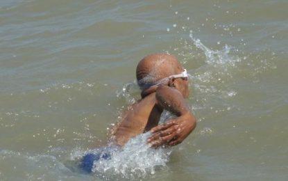 Ali conquerors Berbice River swim at age 77