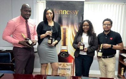 Hennessy/Moet pours shot with local sports and entertainment influencers