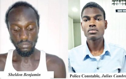 Two cops and mason on drugs, ammo charges