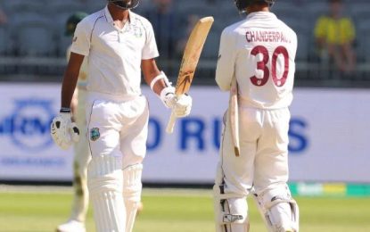 Brathwaite strokes unbeaten century on day one of tour match against Zimbabwe XI