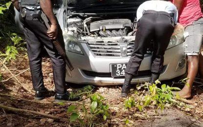 Stolen car found at Yarrowkabra with battery, steering wheel missing