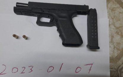 Vendor busted with illegal gun