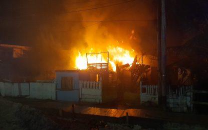 Grove house maliciously set on fire… 13 homeless