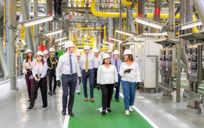 First Lady, officials tour Guyana’s third FPSO in SINGAPORE