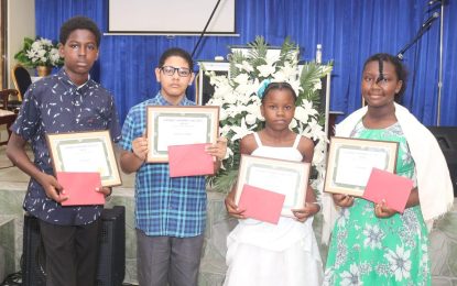 Church motivating Agricola youth to excel academically