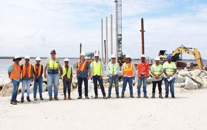 In-River construction picking up steam at Berbice Deep Water Port