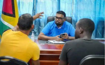 President leads outreach in Region Three