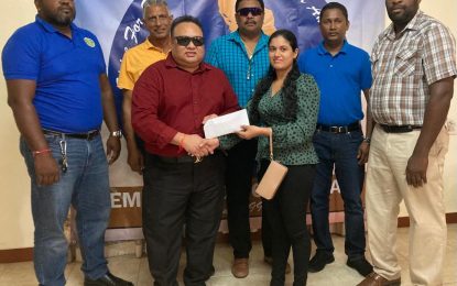 KW Logistics & Bus Services provides support for DCB’s “Friends of Demerara Cricket Fund”