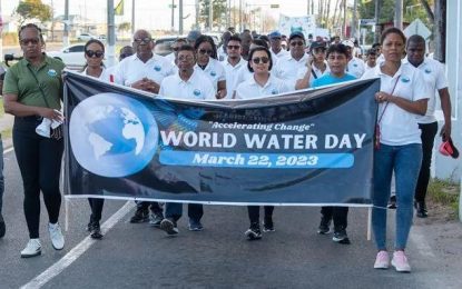 Citizens urged to conserve water, as GWI hosts World Water Day walkathon