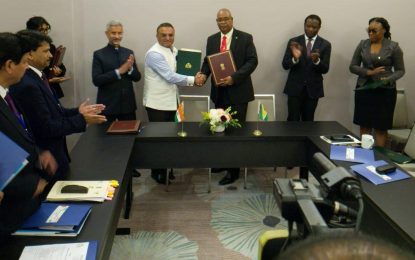 Guyana and India sign Air Services Agreement