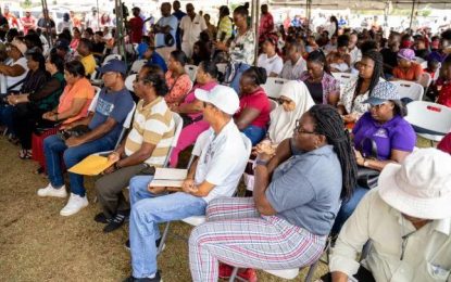 Gov’t engages Ann’s Grove residents on transformative development initiatives at ministerial outreach