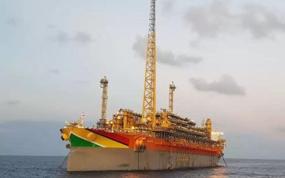 Guyana surpasses 400,000 barrel per day production mark for two oil ships