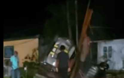 Driver critical, passenger injured after bus crashes at Land of Canaan