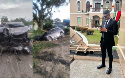 President Guard dies after crashing vehicle into lamppost