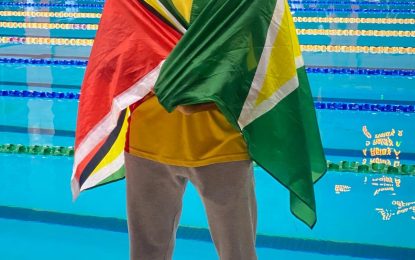 Delroy Tyrrell sets new national records at TT’s National Long Course Swim meet