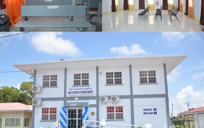 New Outpatient building commissioned at Port Mourant Hospital