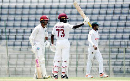 Chanderpaul, McKenzie hit fifties against Bangladesh A