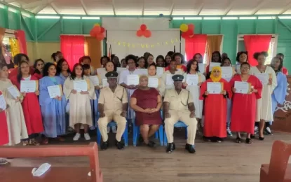 172 inmates at Mazaruni, New Amsterdam prisons graduate various training programmes