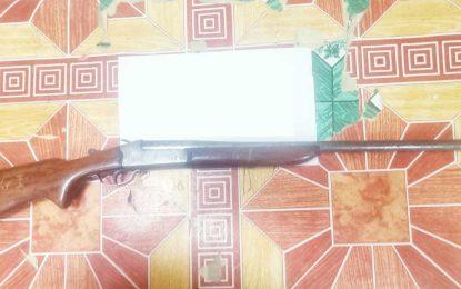 Logger held with unlicensed gun after threatening to shoot mason