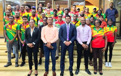 Minister of Sport addresses CAC Games contingent