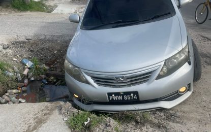 Huge hole at Grove, E.B.D.