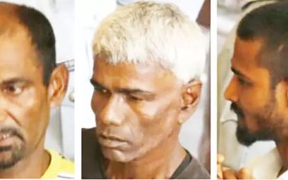 Sentencing deferred for trio found guilty of murdering Soesdyke Highway vendor