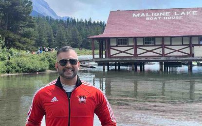 Canada-based Guyanese Imran Ali hits 104 for Hawaiian Sensation in OMSCC Over-40 T20 