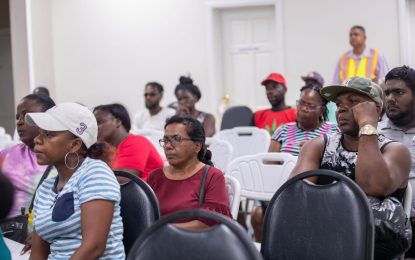 Govt. holds consultation with residents that will be affected by US$192M E.C.D road project