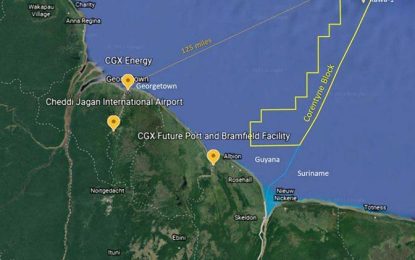 CGX racks up US$155M in expenses to recover from any oil projects in the Corentyne Block