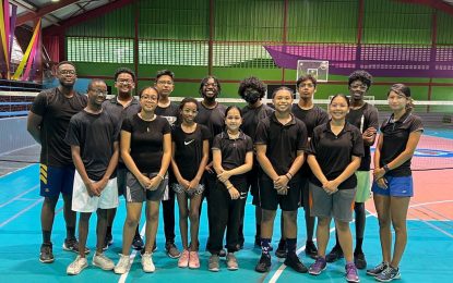 Badminton Association names team for Junior CAREBACO event in T&T