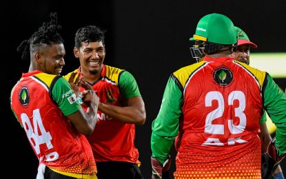 MVP Motie, Hope help Guyana Amazon Warriors sink Patriots by 65 runs