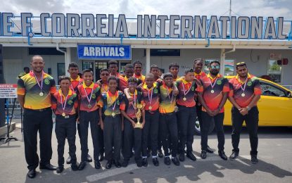Guyana U13 coach hails superb team effort following Bilateral Series win