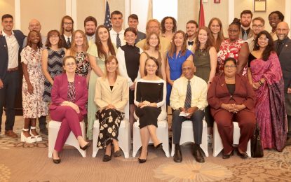 Peace Corps Guyana hosts swearing-in ceremony for 34th group of volunteers 