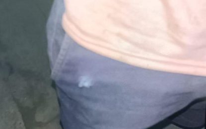 Bullet passes through man’s pants pocket after “Sindicatos” open fire on boat in Cuyuni River