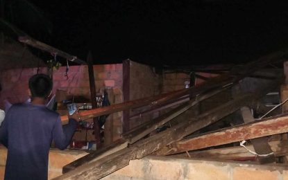 High winds destroyed several houses at Aishalton