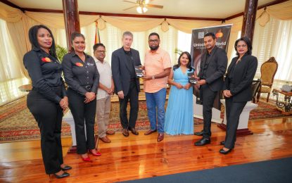 GBTI issues first Mastercard Black Card to President Ali