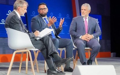 Even with ramped up oil production Guyana remains on a carbon-negative path Pres. Ali tells int’l summit