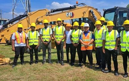 Eleven footballers, GFF administrators awarded scholarships for MACORP excavator training